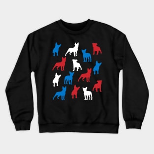 Patriotic Boston Terriers Dog America Flag 4Th Of July Crewneck Sweatshirt